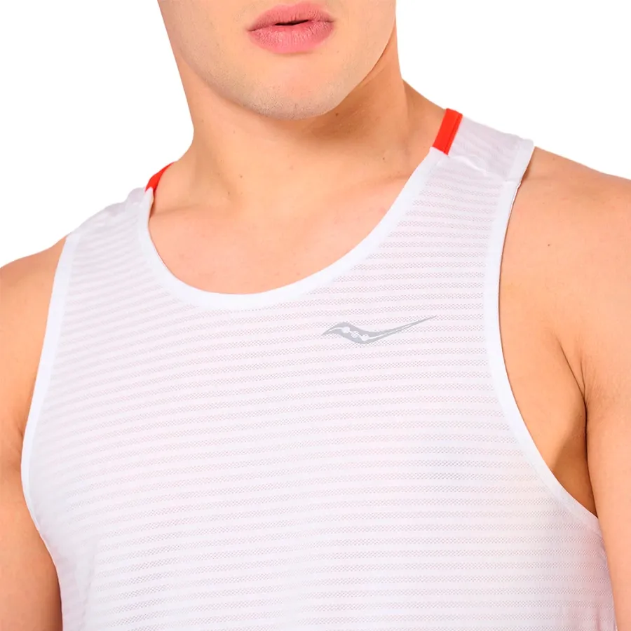 Musculosa Saucony Kinvara Tank BLANCO Vaypol