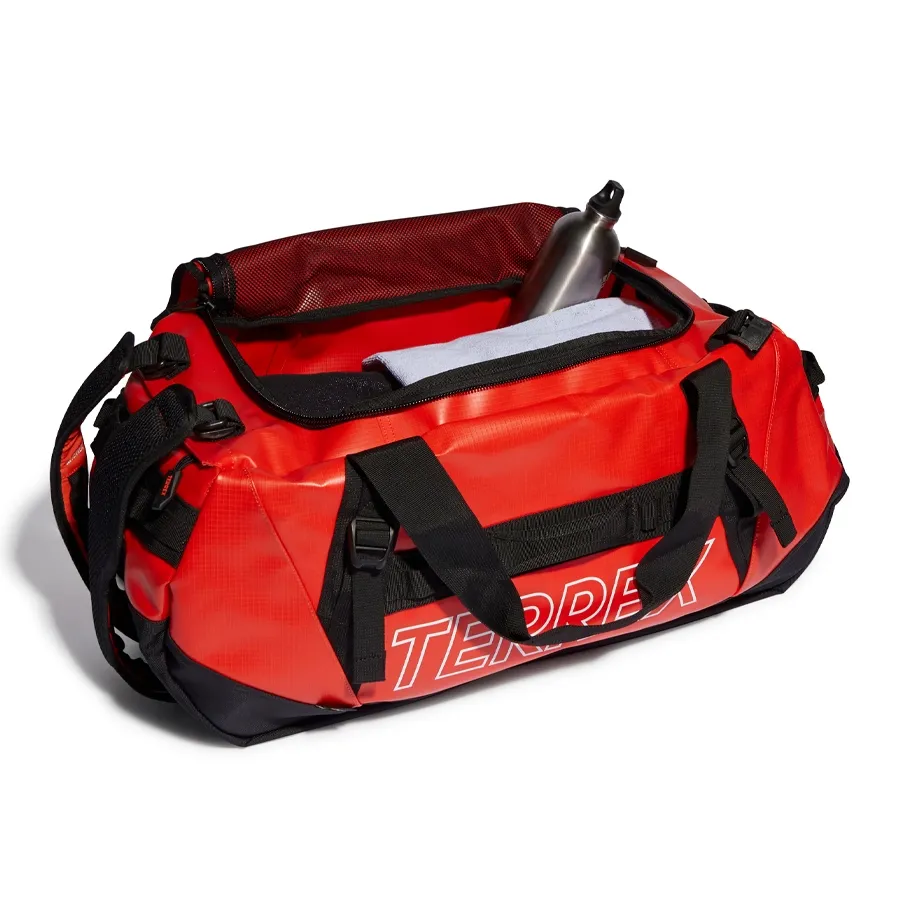 Imagen 2 de 5 de Bolso Adidas Terrex Duffel Rain.Dry-NARANJA FLUOR/NEGRO
