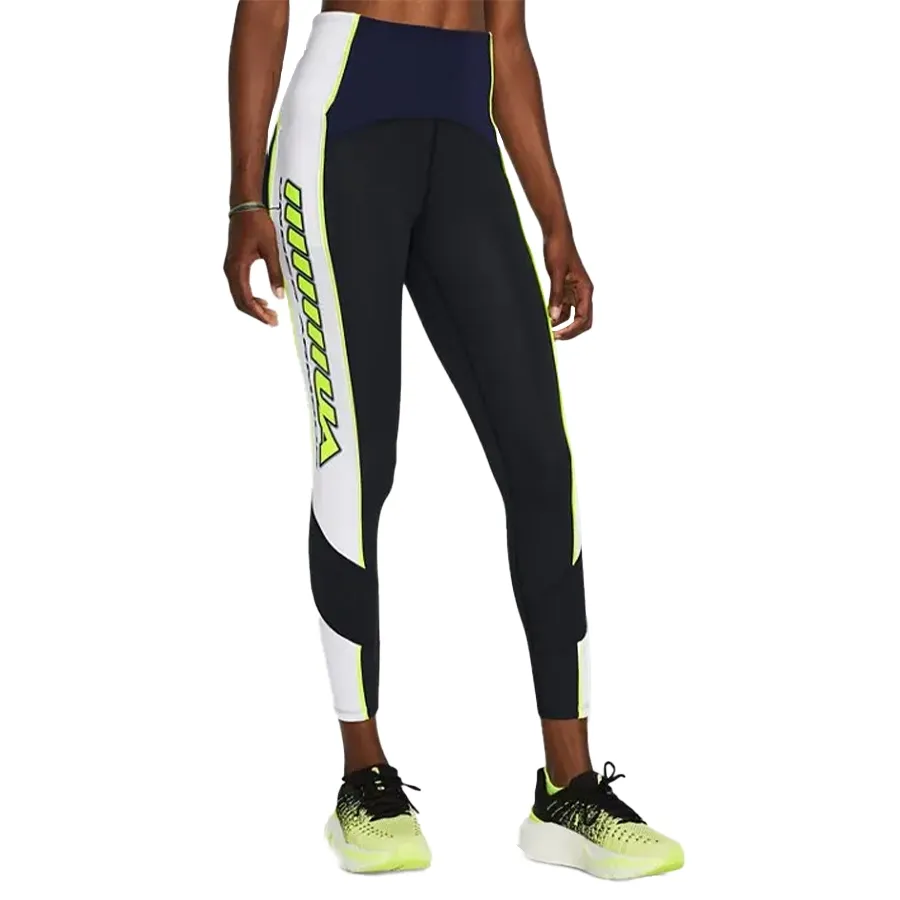 Imagen 0 de 4 de Calza Under Armour Launch Heatgear Ankle-NEGRO/BLANCO/AMARILLO FLUOR