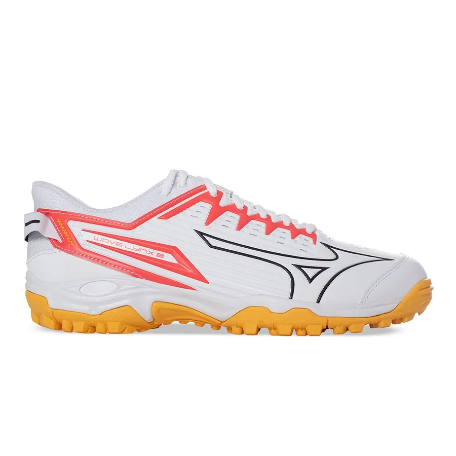 Imagen 0 de 5 de Botines Mizuno Wave Lynx 2-BLANCO/NARANJA