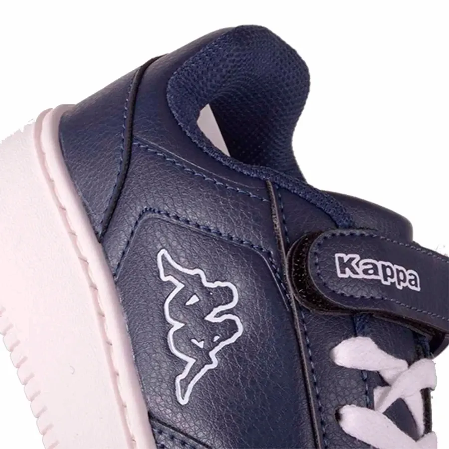 Imagen 3 de 5 de Zapatillas Kappa Logo Linate Velcro Kid-MARINO