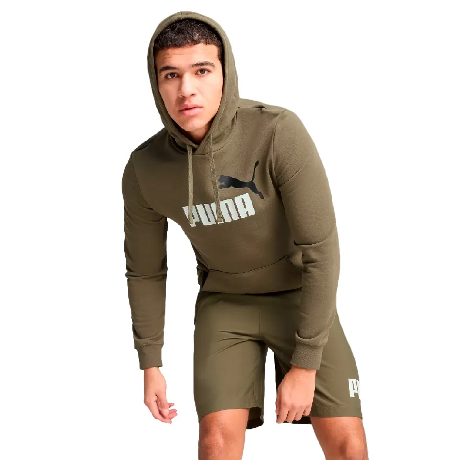 Imagen 1 de 4 de Buzo Puma Essentials No. 1-OLIVA