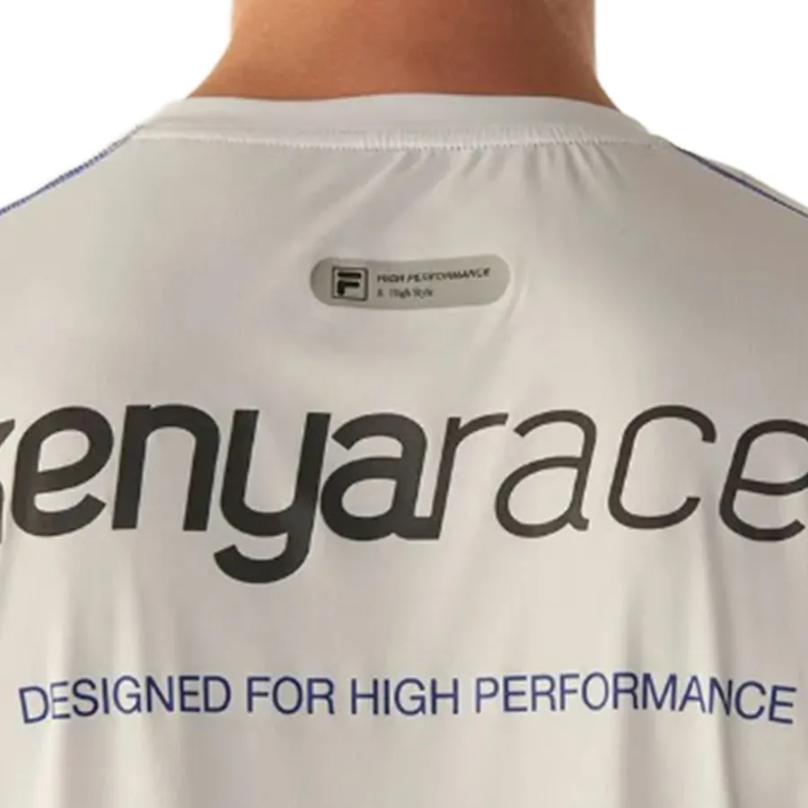 Imagen 3 de 4 de Remera Fila Comfort Kenya Racer-BLANCO/AZUL
