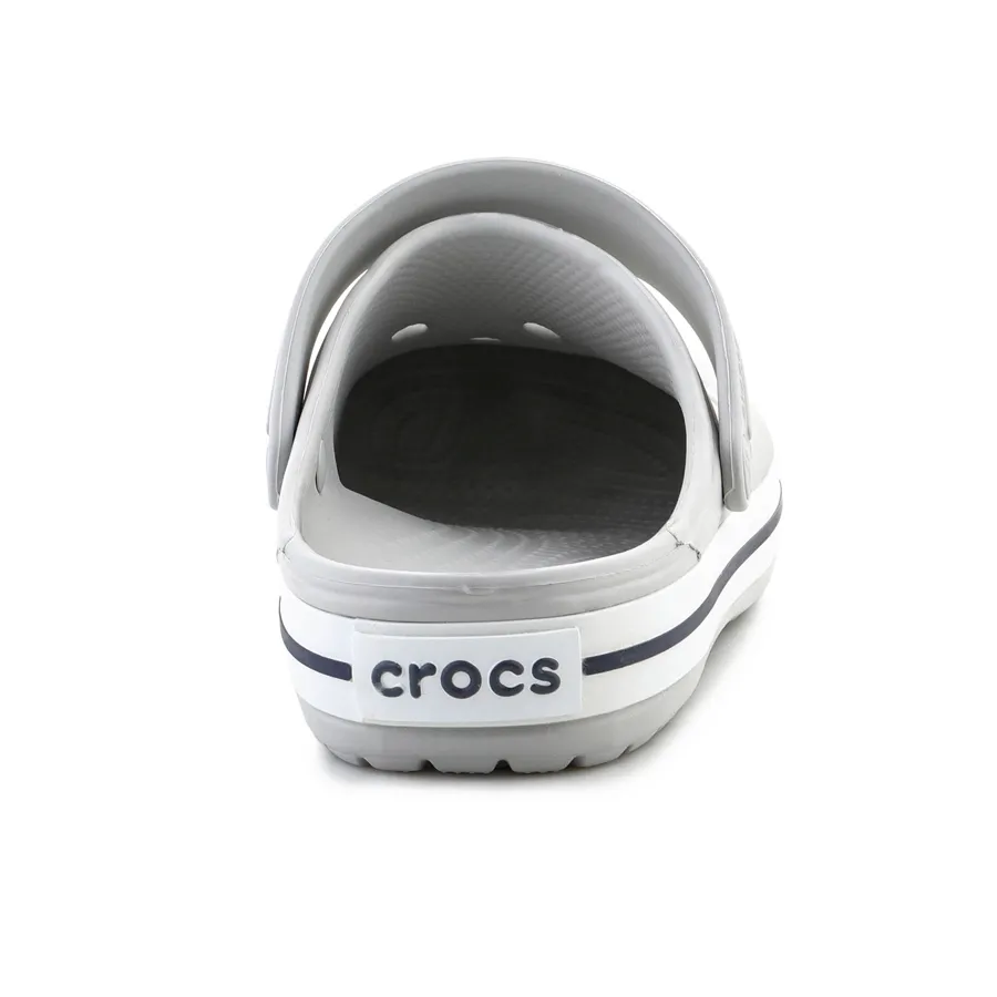 Imagen 5 de 6 de Ojotas Crocs Crocband-GRIS/BLANCO/NEGRO