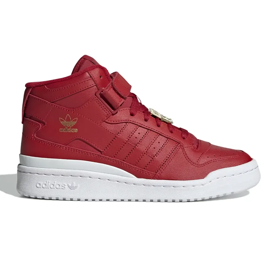 Imagen 1 de 6 de Zapatillas adidas originals Forum Mid-ROJO/BLANCO/DORADO