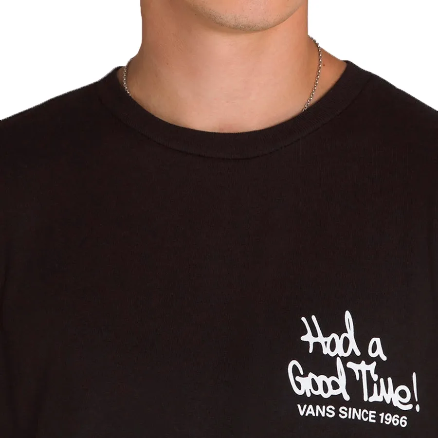 Imagen 2 de 3 de Remera Vans Good Times 66 SS-NEGRO/BLANCO