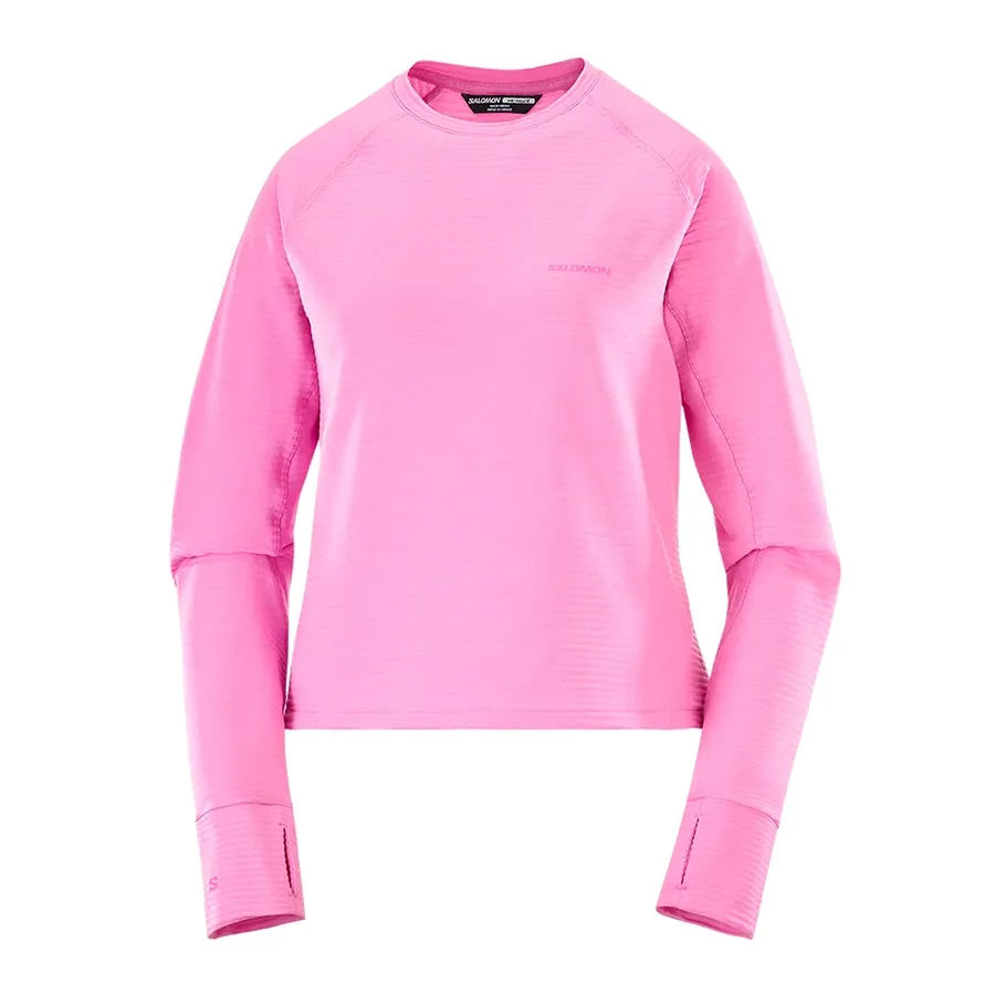 Imagen 2 de 5 de Remera Salomon Essential Lightwarm Cn-ROSA