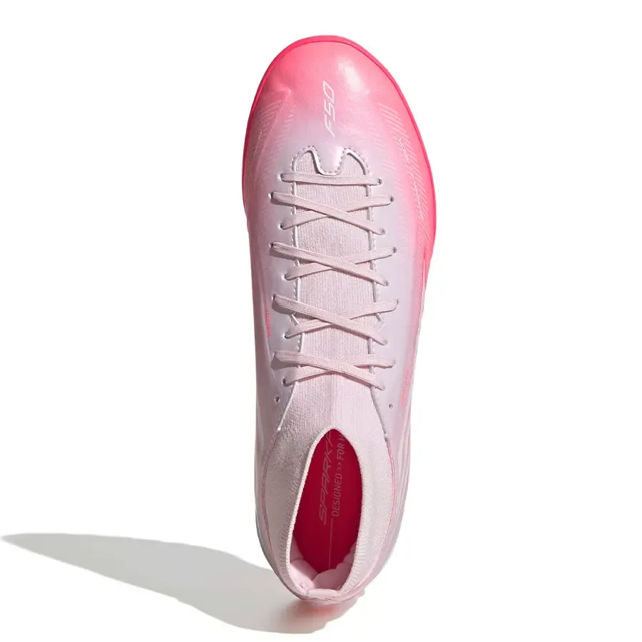 Imagen 4 de 8 de Botines adidas F50 Sparkfusion League Tf-BLANCO/ROSA