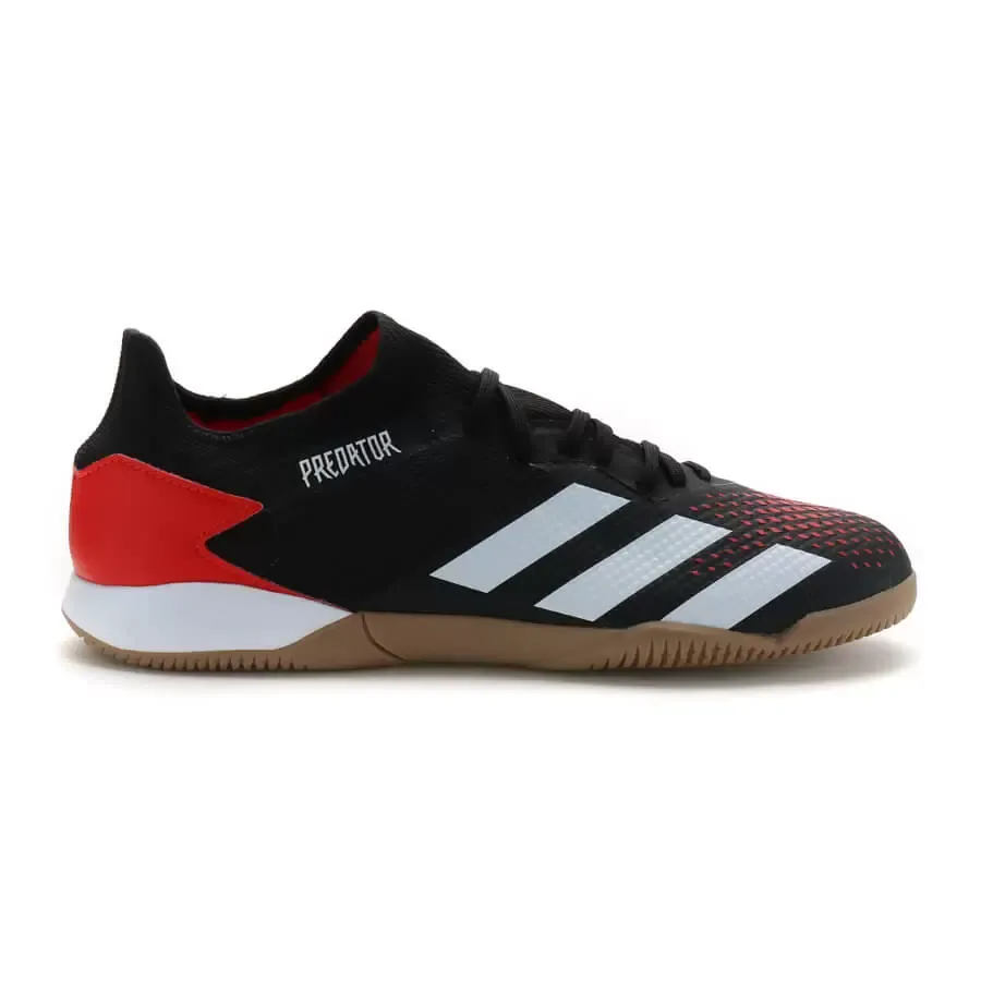 Imagen 4 de 5 de Botines adidas Predator 20.3 Cancha Cubierta-NEGRO/ROJO