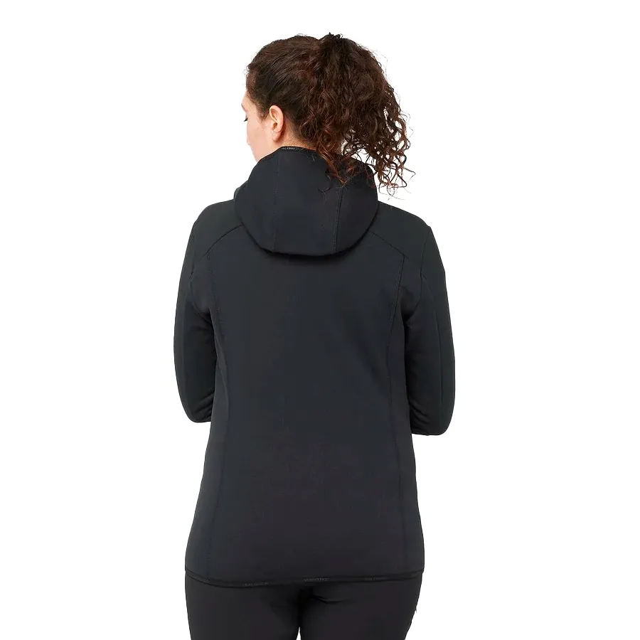 Imagen 3 de 6 de Campera Salomon Outline Warm Hybrid-NEGRO