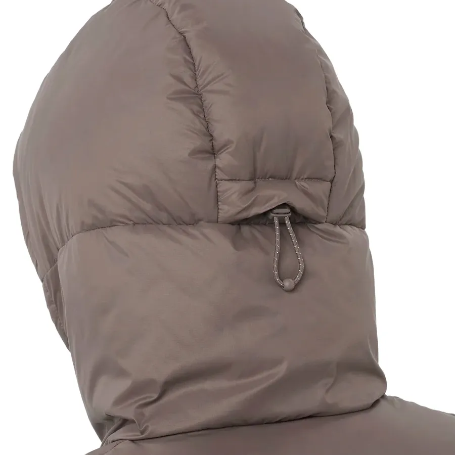 Imagen 5 de 8 de Campera Salomon Outline Nov Crop Down-GRIS/MARRON