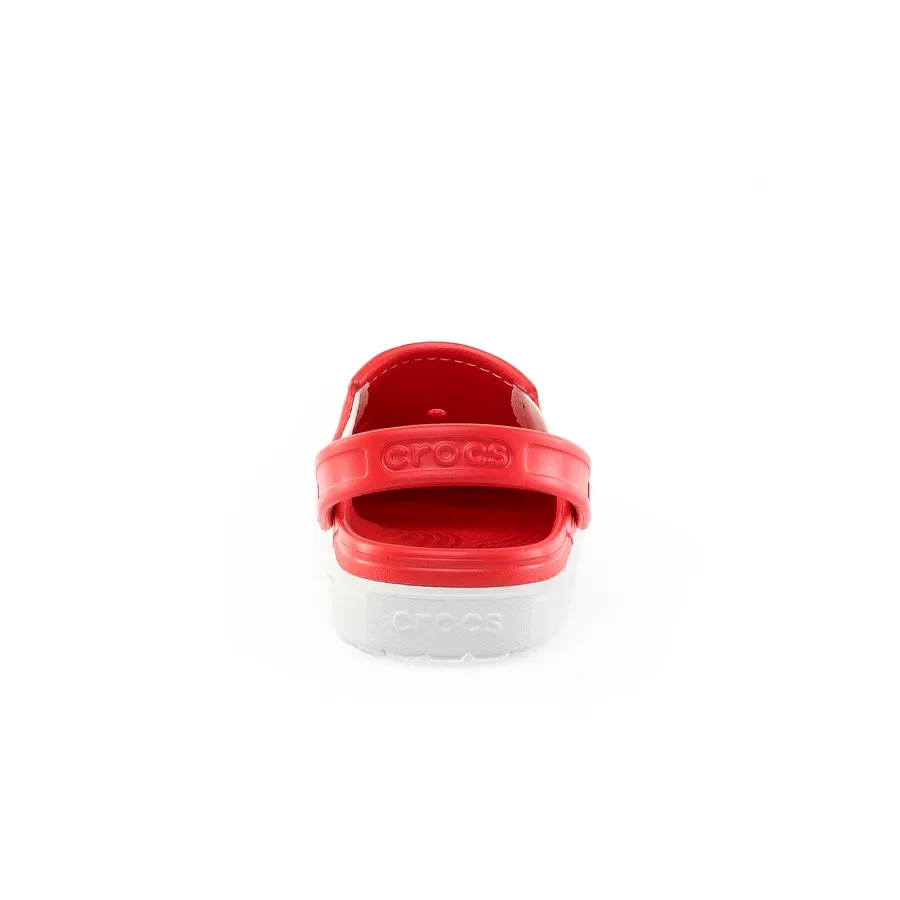 Imagen 3 de 5 de Sandalias Crocs Citilane Clog-ROJO/BLANCO