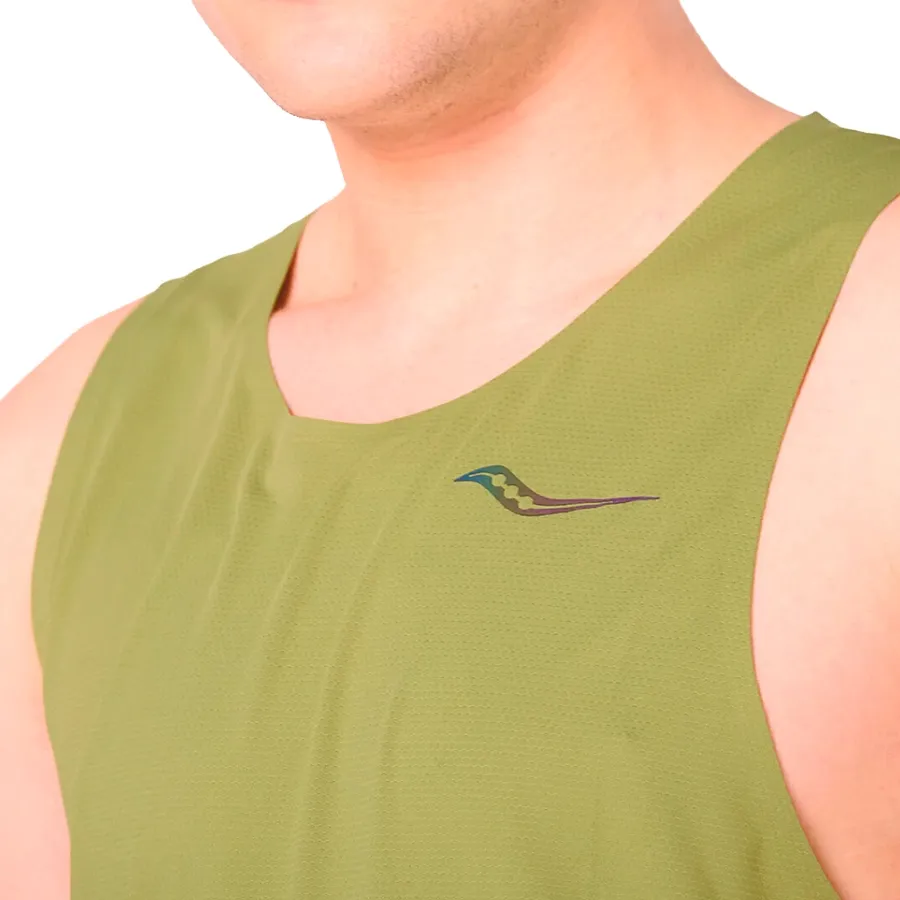 Imagen 2 de 4 de Musculosa Saucony Endorphin Single-VERDE OLIVA