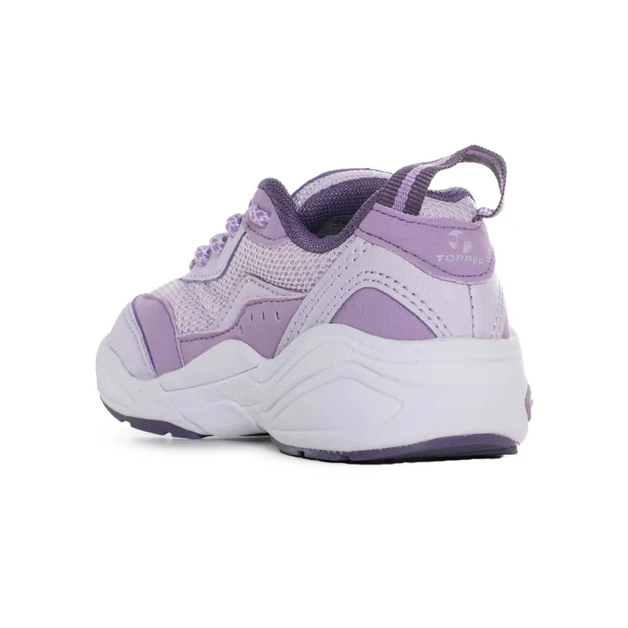 Imagen 2 de 5 de Zapatillas Topper Circus Kids-LILA/VIOLETA