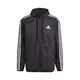 campera-adidas-rompevientos-primegreen-essentials-3-tiras-NEGRO/BLANCO
