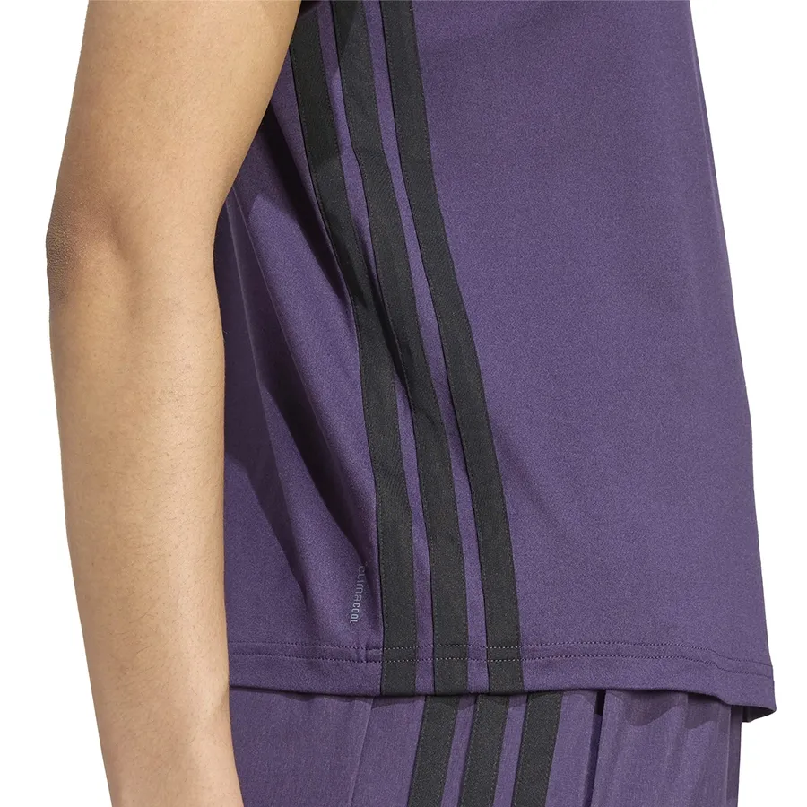 Imagen 4 de 5 de Remera adidas Essentials 3 Tiras-MORADO