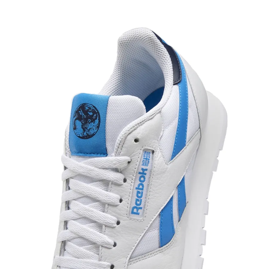 Imagen 5 de 6 de Zapatillas Reebok Classic Leather-BLANCO/AZUL