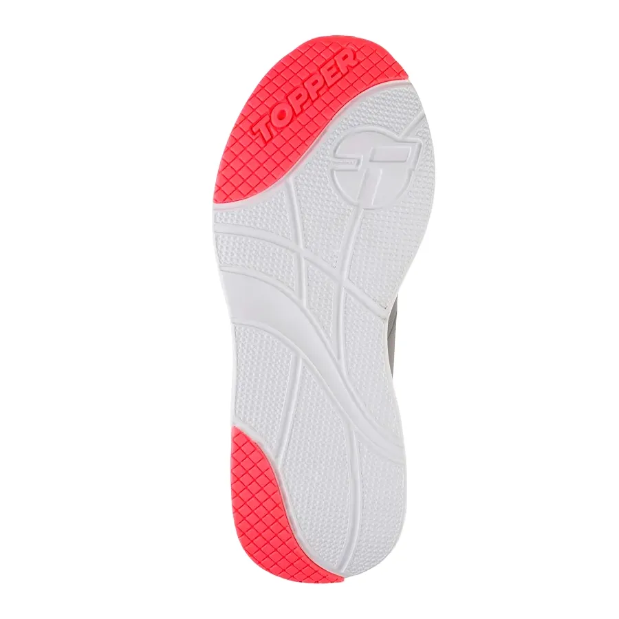 Imagen 3 de 4 de Zapatillas Topper Strong Pace 4 Cs-GRAFITO/FUCSIA