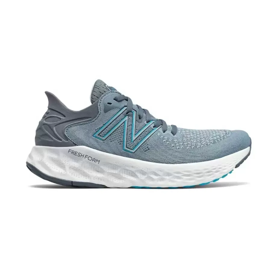 Imagen 3 de 4 de Zapatillas New Balance Fresh Foam 1080v11-GRIS/AQUA