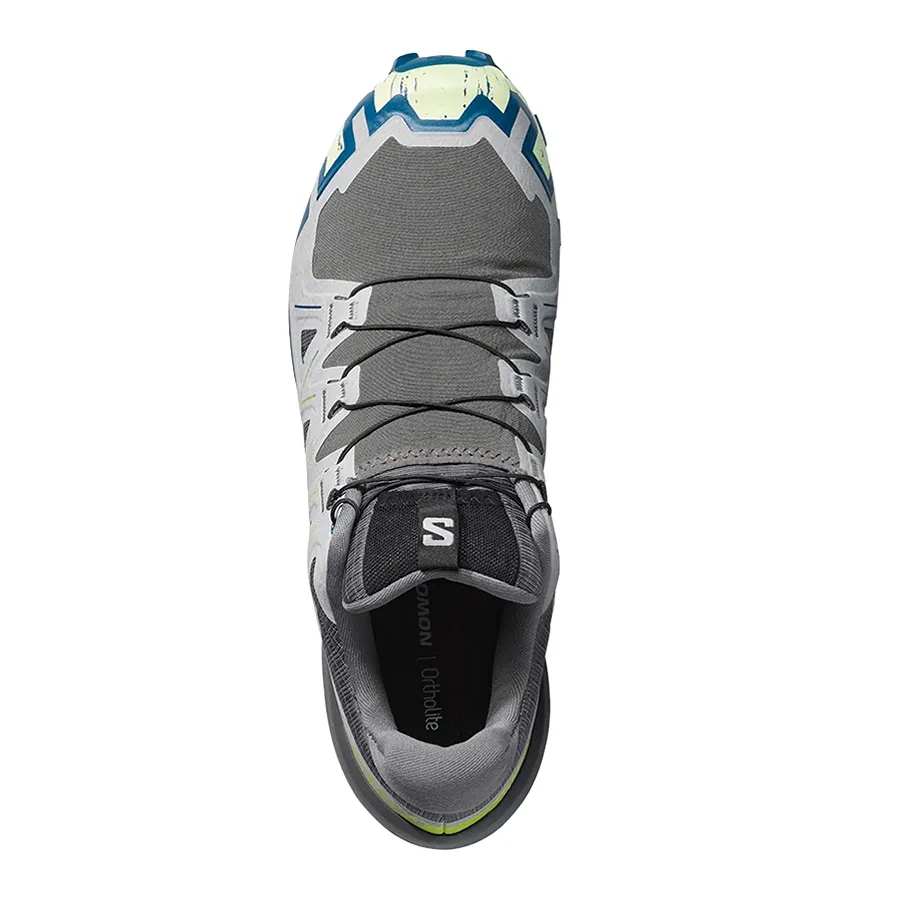 Imagen 3 de 6 de Zapatillas Salomon Speedcross 6-GRIS/AZUL/AMARILLO FLUOR