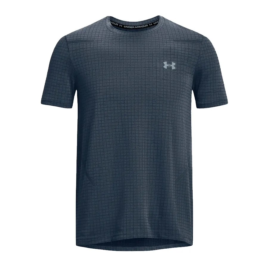 Imagen 0 de 6 de Remera Under Armour Seamless Grid-MARINO