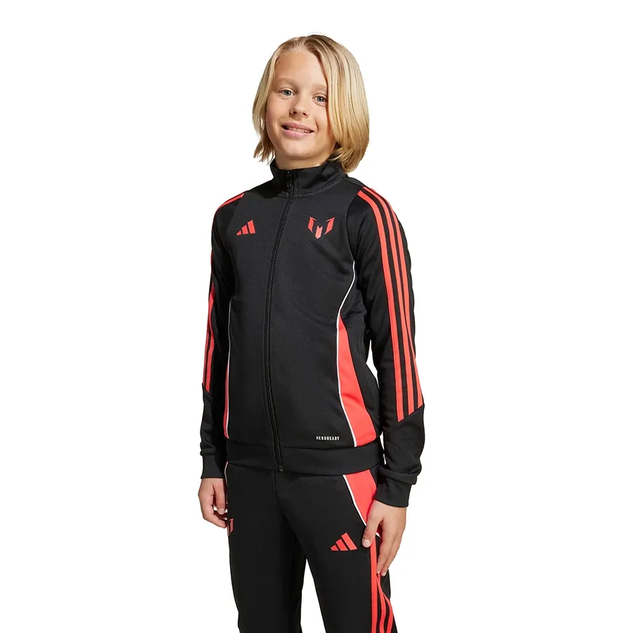 Imagen 0 de 4 de Campera adidas Messi Kids-NEGRO/ROJO