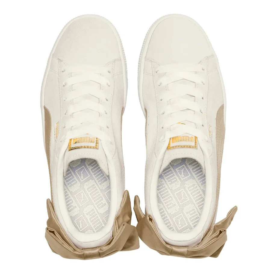 Imagen 3 de 5 de Zapatillas Puma Suede Bow Varsity-BEIGE/DORADO