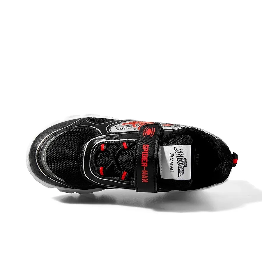 Imagen 3 de 5 de Zapatillas Footy Spiderman Pro-NEGRO/PLATA