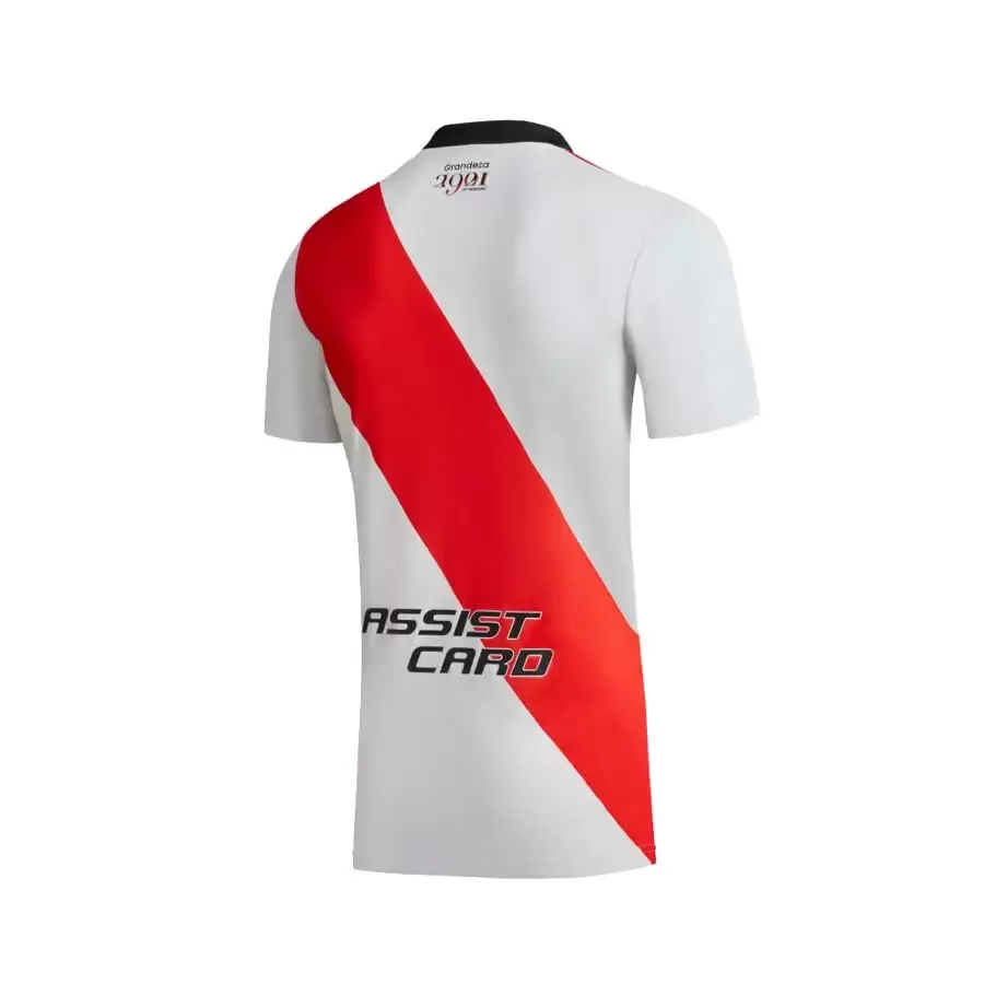 Imagen 1 de 2 de Camiseta adidas Titular River Plate 120 Años-BLANCO/ROJO