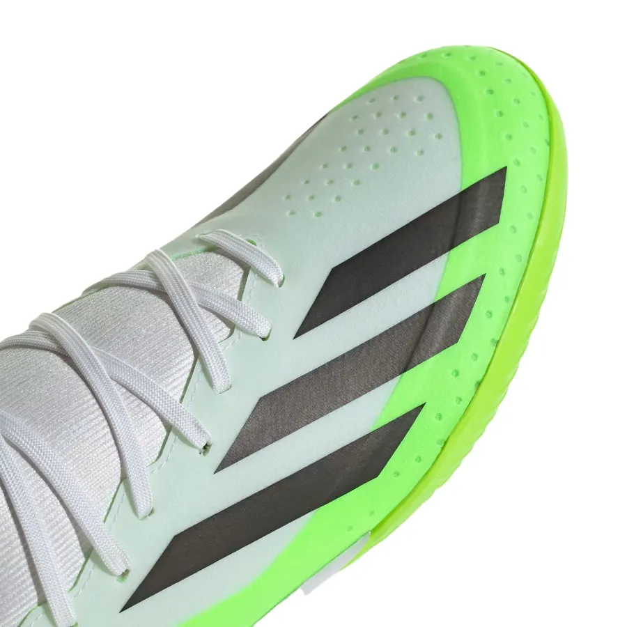 Imagen 8 de 10 de Botines adidas X Crazyfast.3-BLANCO/VERDE FLUOR/NEGRO