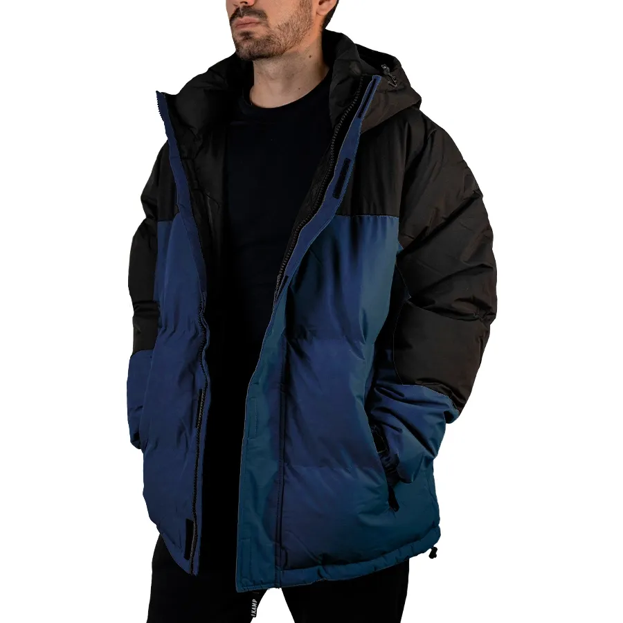 Imagen 0 de 5 de Campera Kamp Padding 25-AZUL MARINO/NEGRO