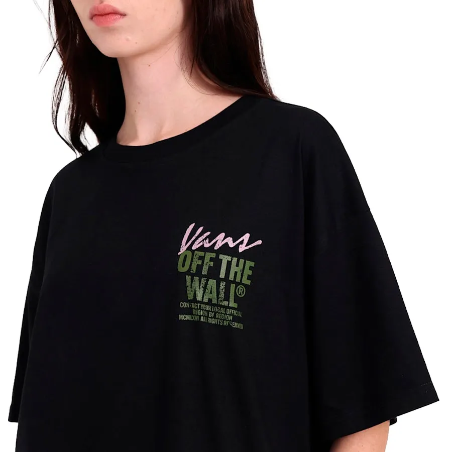 Imagen 2 de 3 de Remera Vans Lady Wall-NEGRO