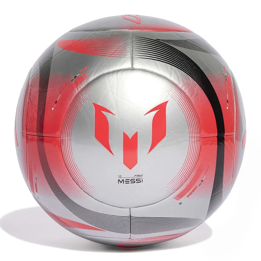 Imagen 1 de 2 de Pelota adidas Messi Club-GRAFITO/ROJO/NEGRO