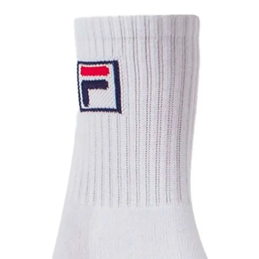 Imagen 1 de 3 de Medias Fila Cano Alto Fbox Pack x3-BLANCO