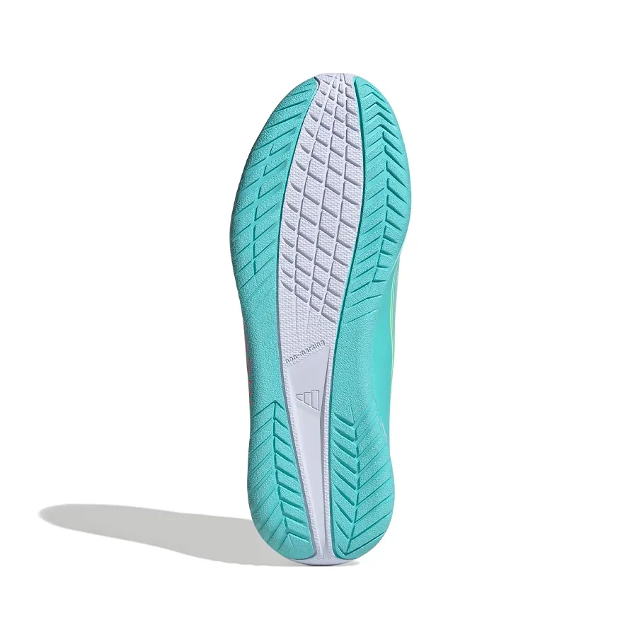 Imagen 4 de 7 de Botines adidas padel F50 Messi Club In-BLANCO/TURQUESA/FUCSIA