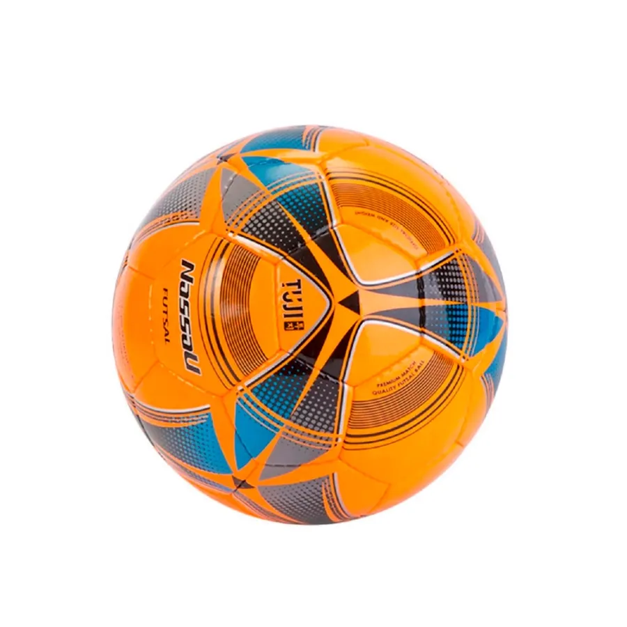 Imagen 1 de 2 de Pelota Nassau Tuji Futsal Nº4-NARANJA/NEGRO