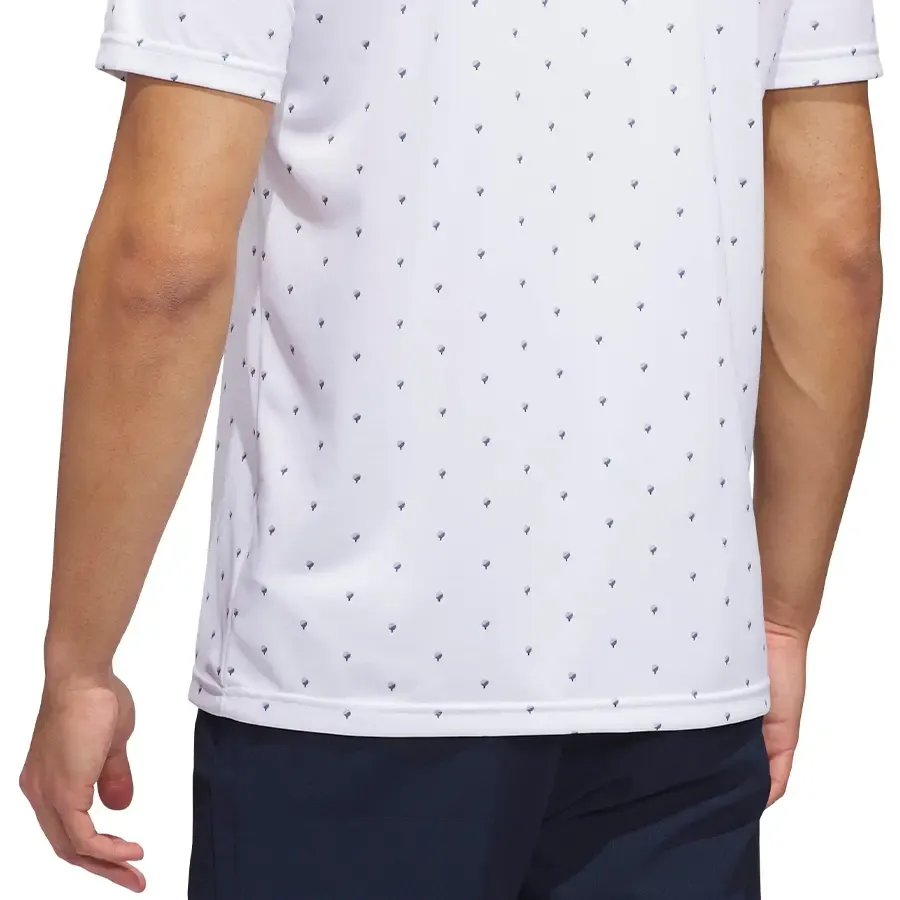 Imagen 4 de 5 de Polo adidas Performance Printed-BLANCO