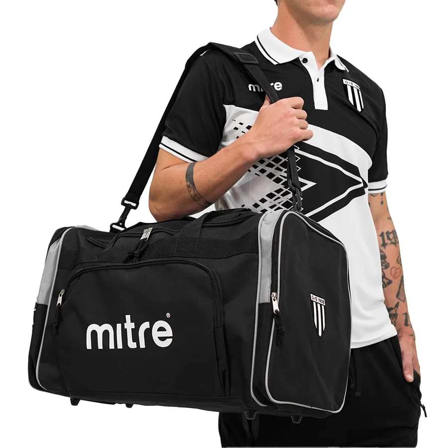Imagen 2 de 4 de Bolso Mitre Gimnasia y Esgrima-NEGRO/BLANCO