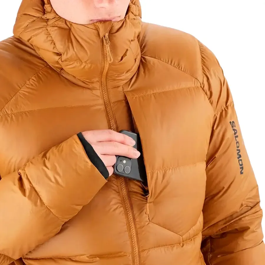 Imagen 2 de 4 de Campera Salomon Outline Down-MARRON
