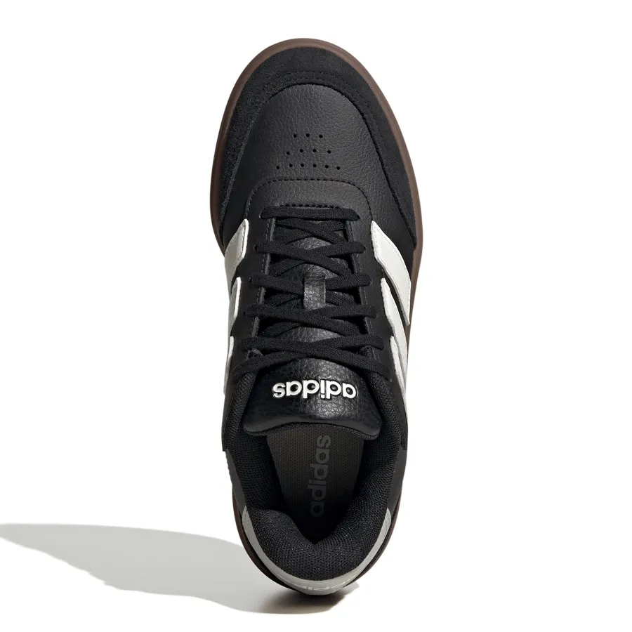 Imagen 3 de 7 de Zapatillas adidas Courtblock Bold-NEGRO/BLANCO/MARRON