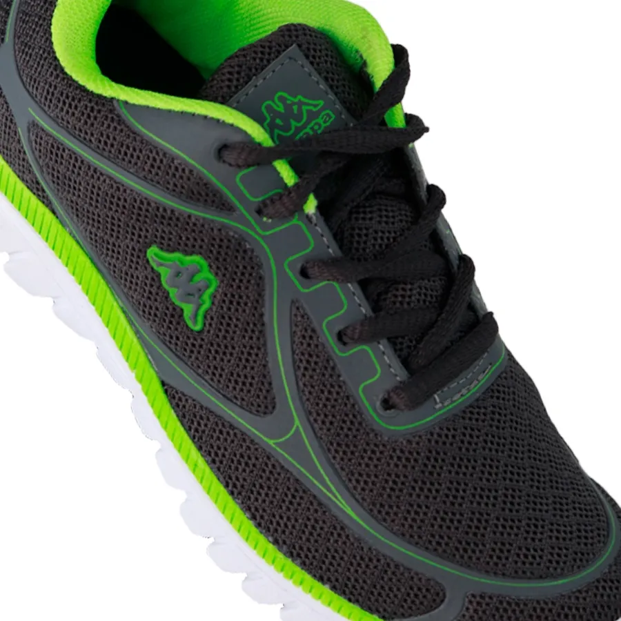 Imagen 4 de 6 de Zapatillas Kappa Rufo Kids-GRAFITO/VERDE