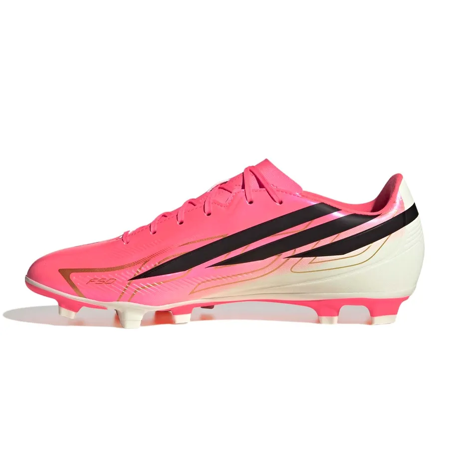 Imagen 3 de 7 de Botines adidas F50 Hyperfast Club-ROSA/BLANCO/NEGRO