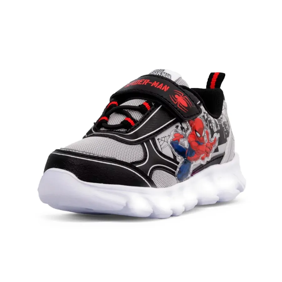 Imagen 2 de 3 de Zapatillas Footy Spiderman Pro-NEGRO/PLATA/ROJO