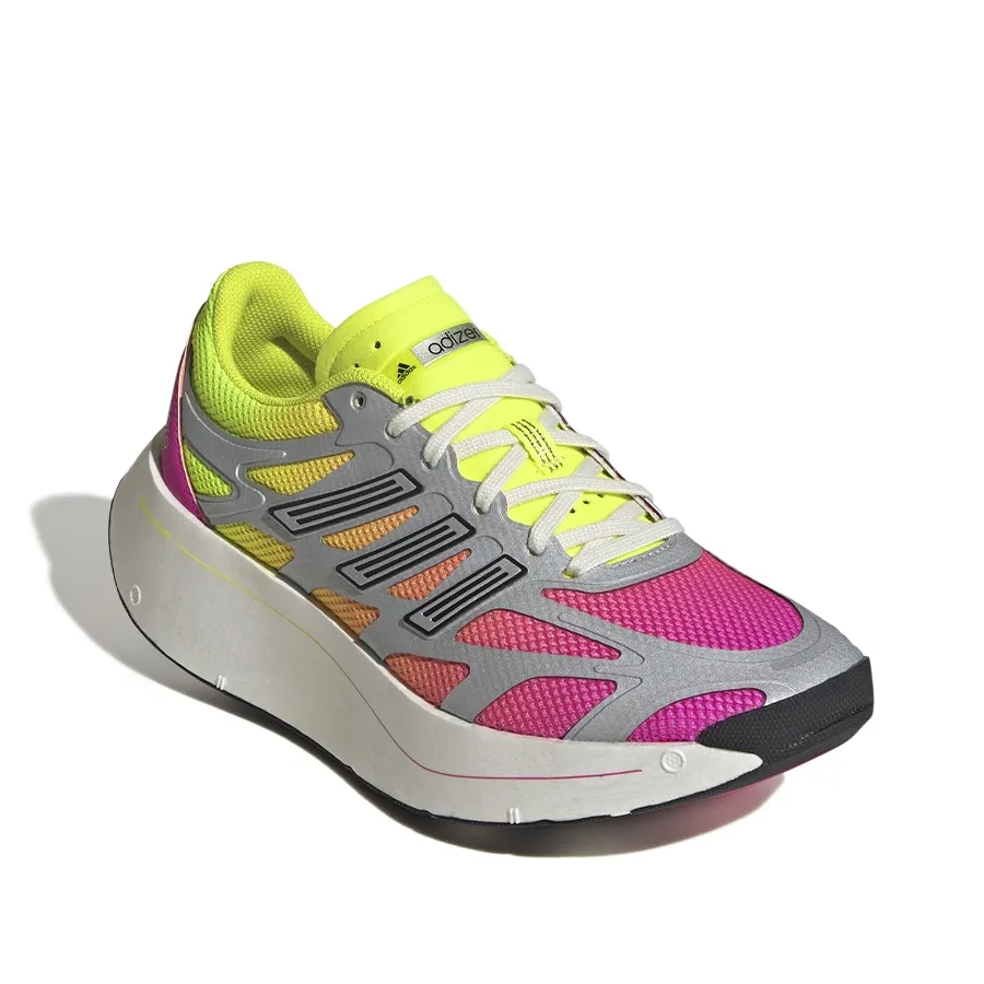 Imagen 2 de 8 de Zapatillas adidas Adizero Aruku-AMARILLO FLUOR/FUCSIA/GRIS