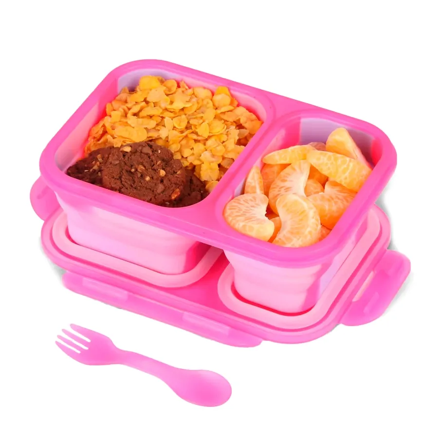 Imagen 3 de 5 de Tupper Plegable Footy Unicornio-FUCSIA/LILA