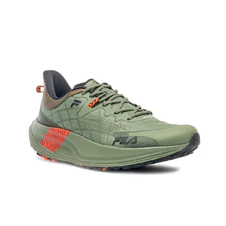Imagen 1 de 7 de Zapatillas Fila Racer Skytrail-OLIVA/NARANJA