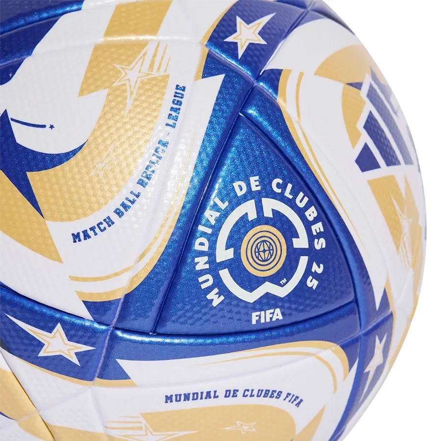 Imagen 2 de 4 de Pelota adidas League FIFA Club World Cup Final-BLANCO/AZUL/AMARILLO