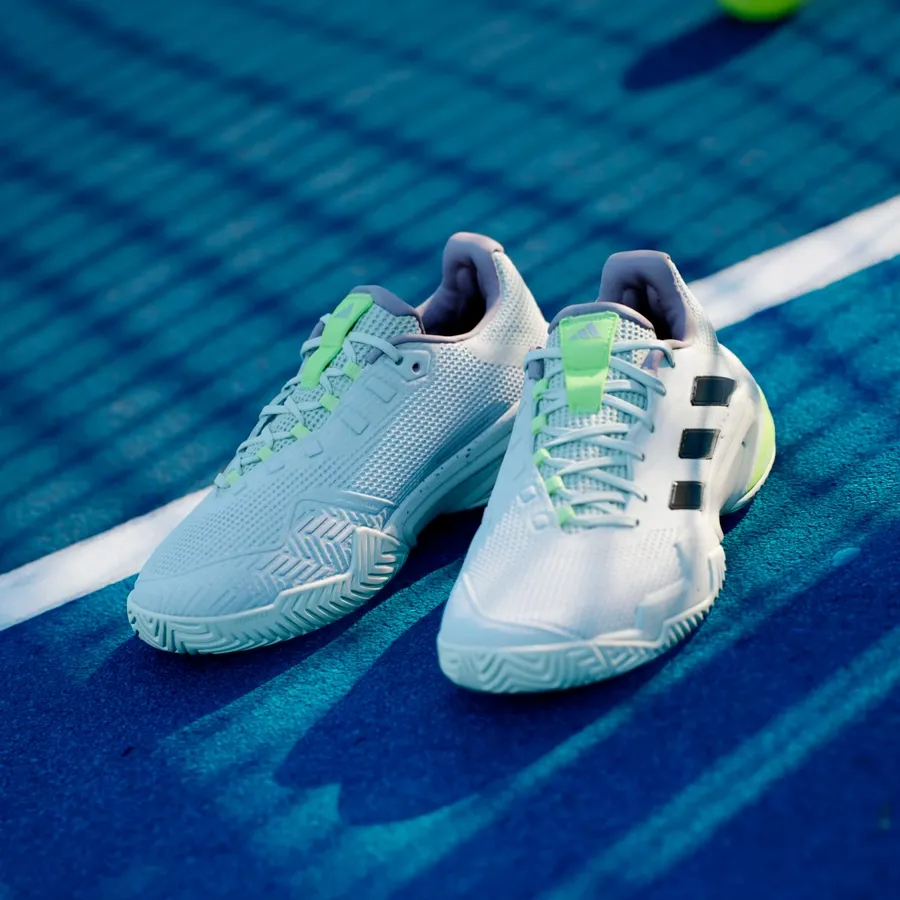 Imagen 4 de 10 de Zapatillas adidas Barricade 13-BLANCO/NEGRO/LIMA