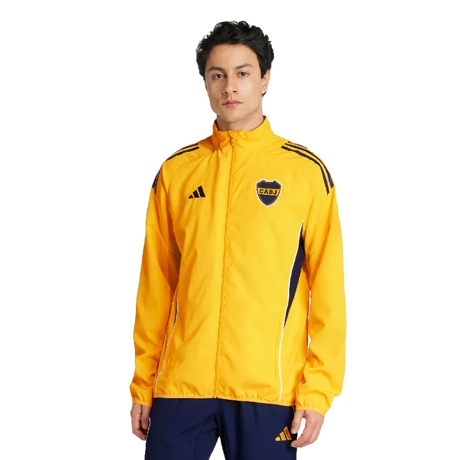 Imagen 0 de 5 de Campera adidas Presentación Boca Juniors Tiro 25 Competition-AMARILLO/MARINO