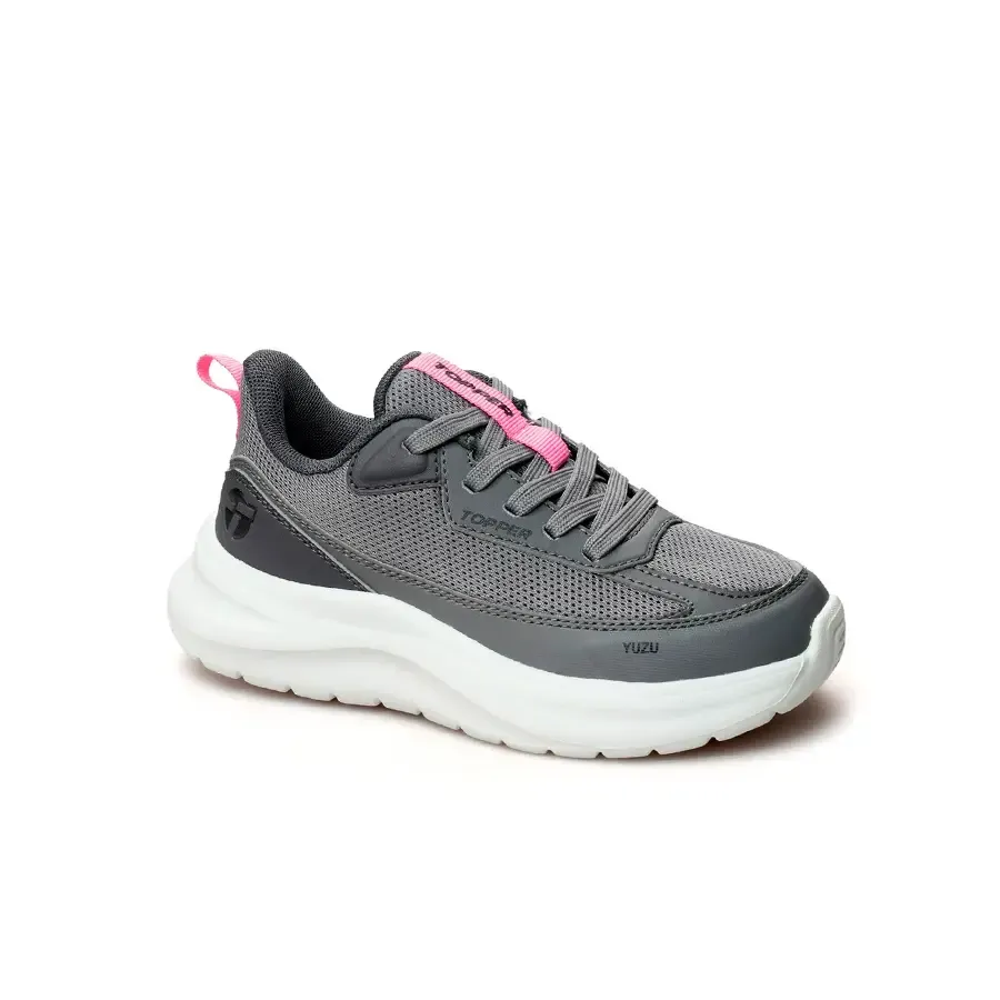 Imagen 1 de 4 de Zapatillas Topper Yuzu-GRIS/ROSA